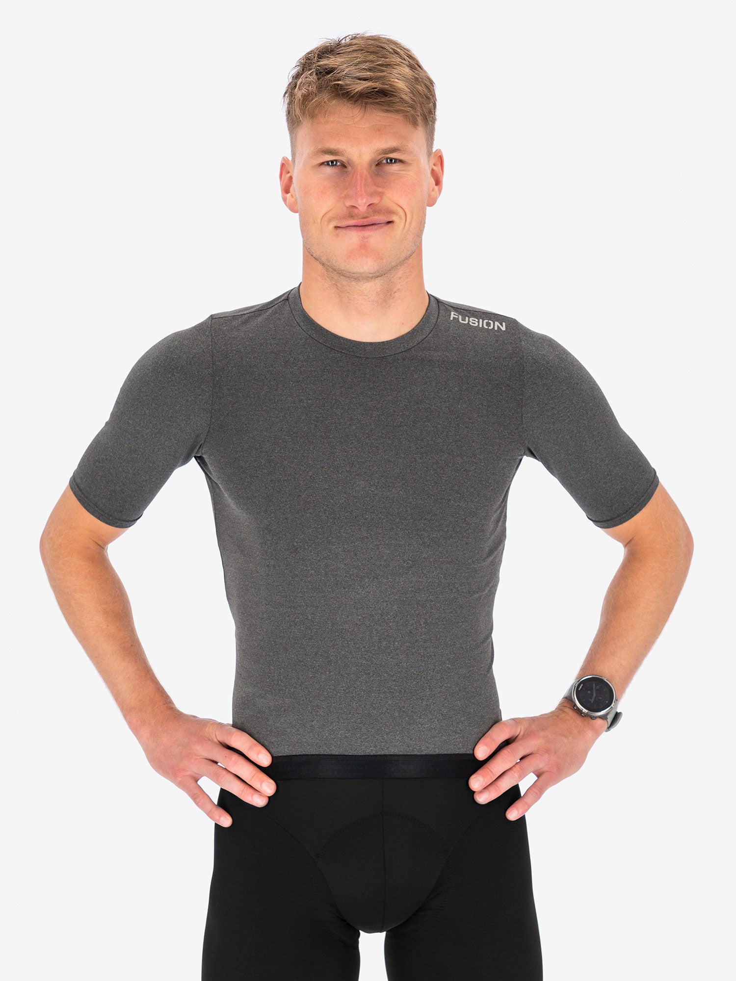 Cycling Training Jersey in Grey